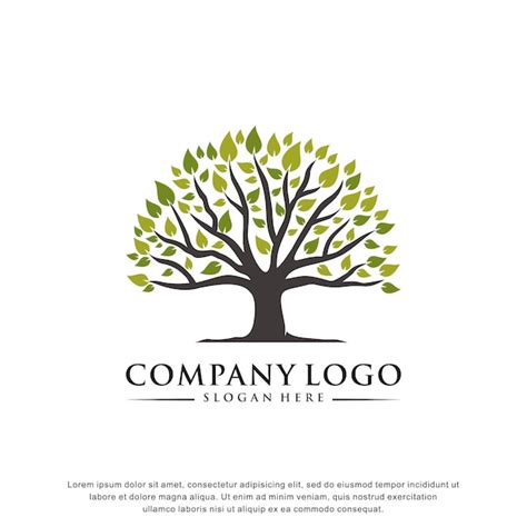 Premium Vector Creative Tree Logo Concept