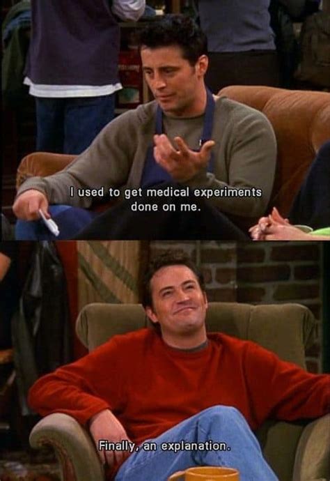 Friends Chandler Bings Best One Liners The Rockle