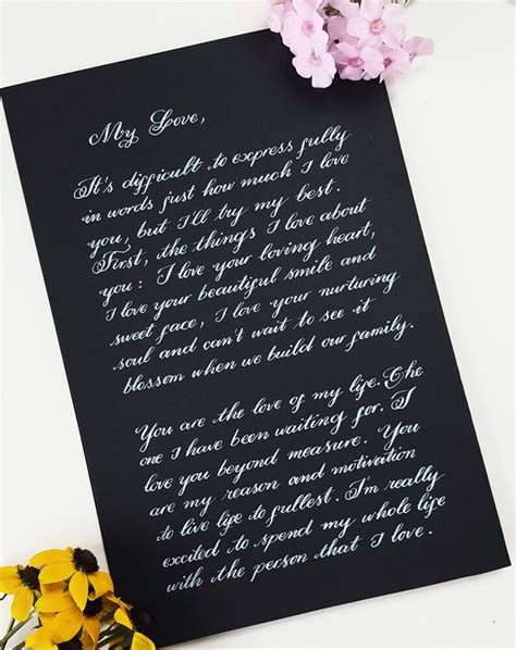 Send A Personalized Handwritten Letter For Your Loved One Etsy