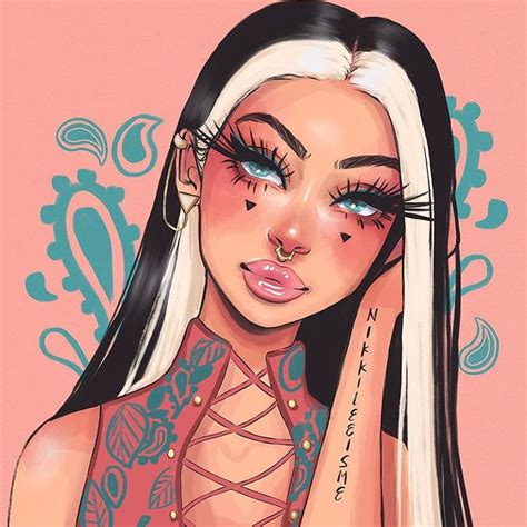 Instagram In 2020 Digital Portrait Art Girls Cartoon Art Digital