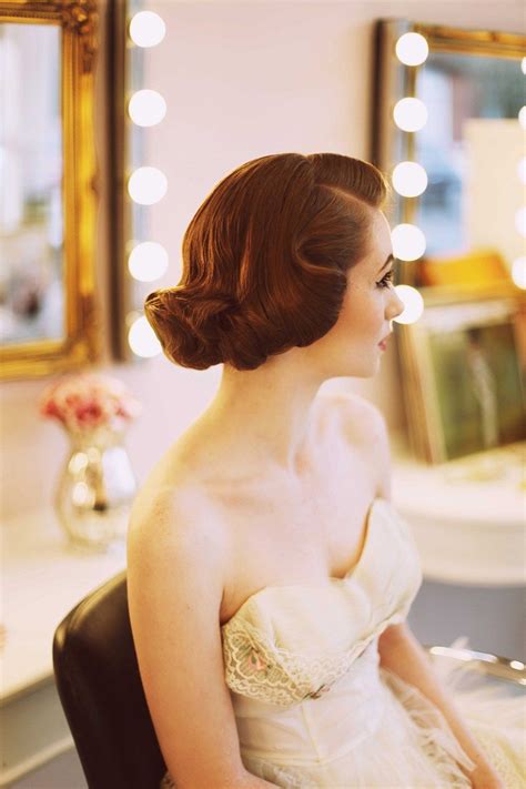 Elegant 1950s Fashion For The Modern Bride Vintage Wedding Hair