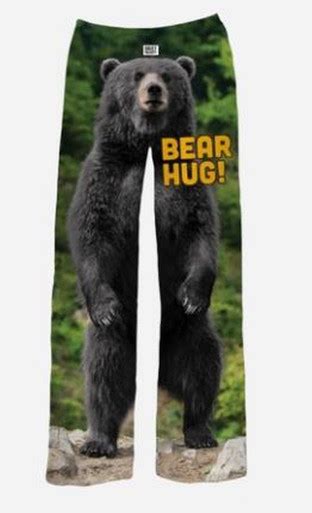 Black Bear Hug Pajama Pants