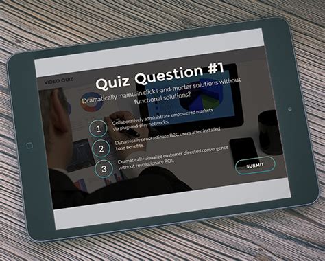 Storyline Interactive Video Quiz Template