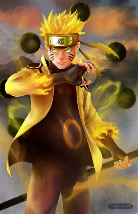 Naruto Six Paths Sage Mode By Minhquach On Deviantart