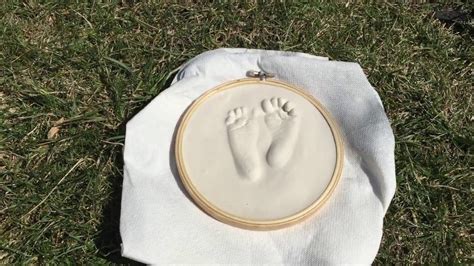 Baby Footprint And Handprint Molds Youtube