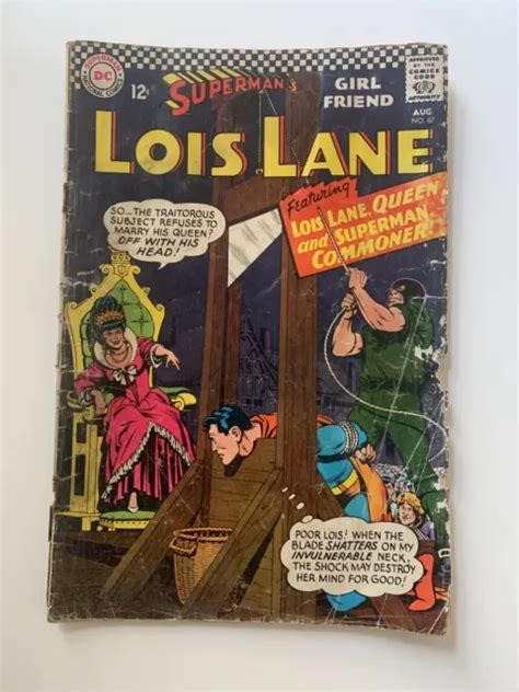 Dc Comics Supermanss Girl Friend Lois Lane No 67 Silver Age Aug 1966