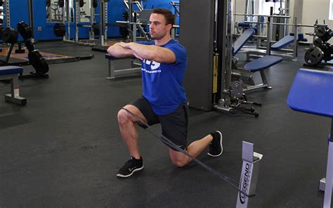 Split Squat With Banded Adduction Video Exercise Guide And Tips