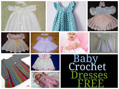 Free Crochet Baby Dresses Patterns Patterns Pinterest