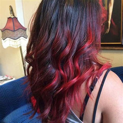 31 Best Red Ombre Hair Color Ideas