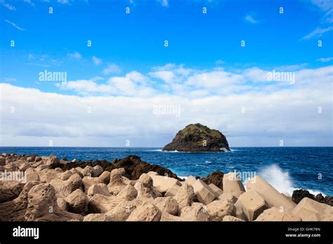 Summer Seascape On Tropical Island Tenerife Canary In Spain Old Town