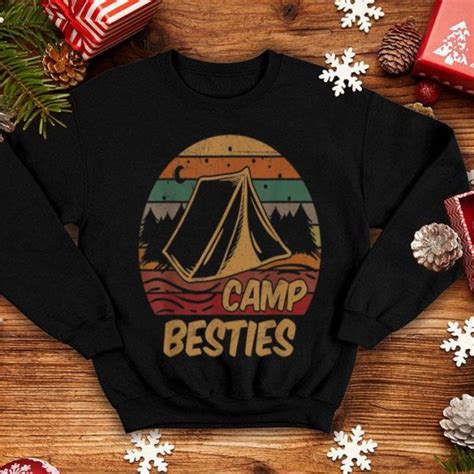 Camp Besties Camping Lovers Happy Summer Holiday Shirt