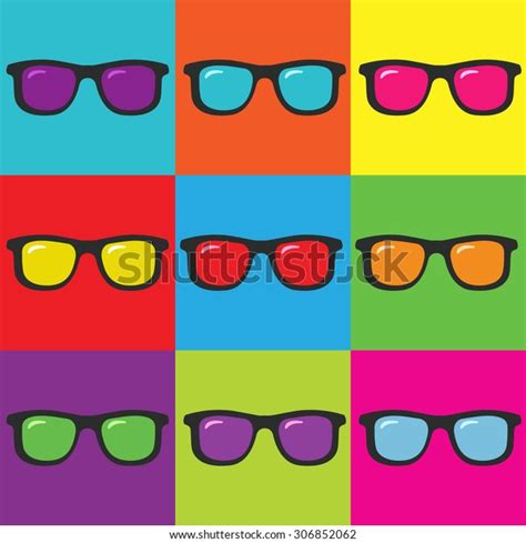 Pop Art Sunglasses Stock Vector Royalty Free 306852062 Shutterstock