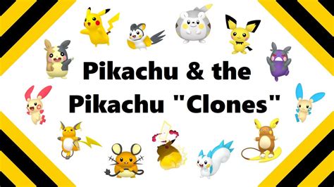 Pokémon Reviews 1 Pikachu And The Pikachu Clones Youtube