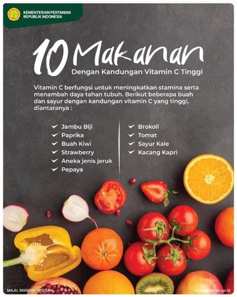 10 Buah Dan Sayur Yang Mengandung Vitamin C Atmago