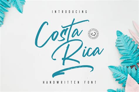 Costa Rica Handwritten Font Script Fonts Creative Market