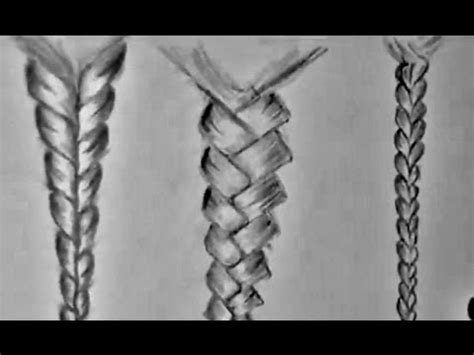 How to draw long hair. HOW TO DRAW BRAIDED HAIR (for beginners) - YouTube