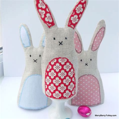 Rabbit Egg Cosy Easter Crafts Bunny Soft Toy Cute Sewing Projects