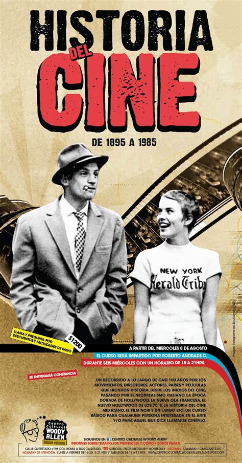 Centro Cultural Woody Allen Curso Historia Del Cine Desde 1895 A 1985