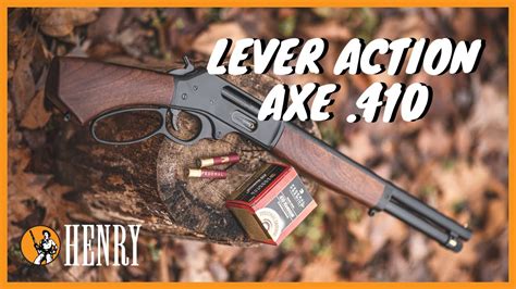 First Shots With The Henry Lever Action Axe 410 Youtube