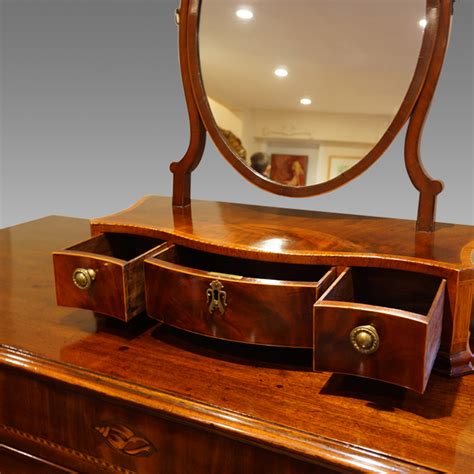 Antique Inlaid Mahogany Dressing Table Mirror Now Sold Hingstons Antiques Dealers
