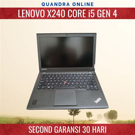 Jual Laptop Lenovo Thinkpad X240 Core I5 Gen 4 Shopee Indonesia