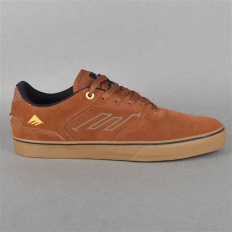 Shop our largest collection of footwear and apparel from emerica online today. Emerica Reynolds Low Vulc X Stay Flared Skate Shoes -Brown ...