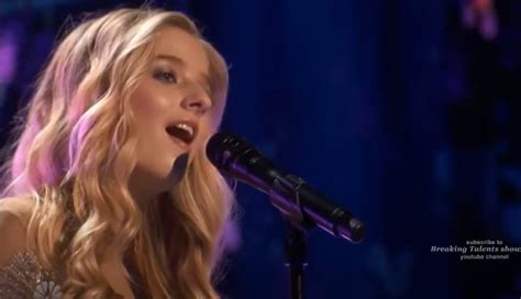 Grown Up Jackie Evancho Singing Music Of The Night From Phanton Of