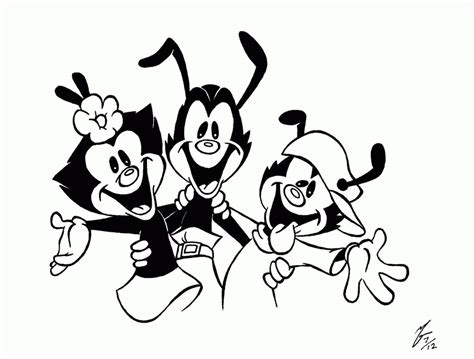 Animaniacs Coloring Pages And Books 100 Free And Printable