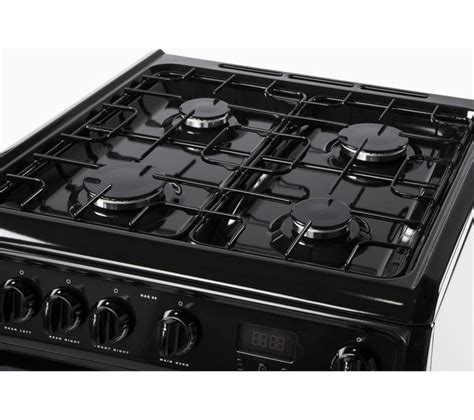 Buy Hotpoint Hag60k 60 Cm Gas Cooker Black Free Delivery Currys