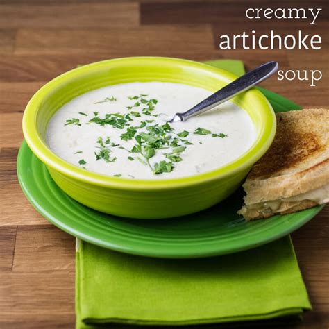 Creamy Artichoke Soup With Gruyere Chattavore