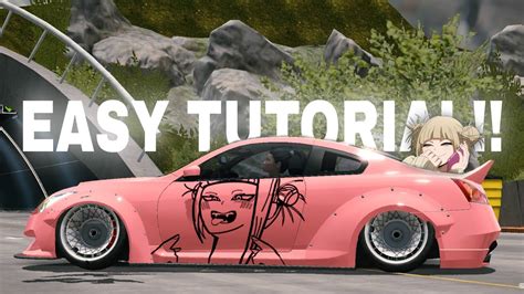 Toga Himiko Anime Design Tutorial Itasha Easy Livery Car Parking