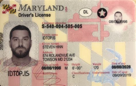 Maryland Fake Id Buy Scannable Fake Ids Idtop