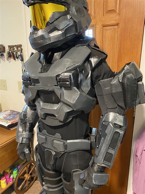 Almost Finished Halo Reach Pepakura And Foam Hybrid Spartan Suit