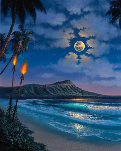 Ocean Treasures Gallery Hawaii Painting Hawaii Art Surf Art