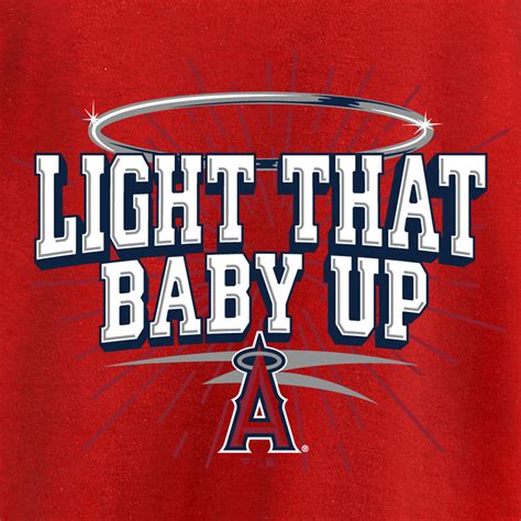 Mens Fanatics Branded Red Los Angeles Angels Hometown Collection Light