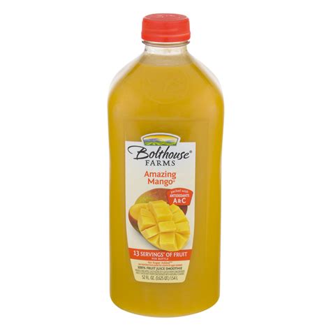 Save On Bolthouse Farms Amazing Mango 100 Fruit Juice Smoothie Fresh