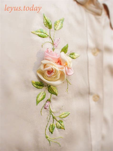Embroidered Rose Embroidery On Clothes Embroidered Embroidery