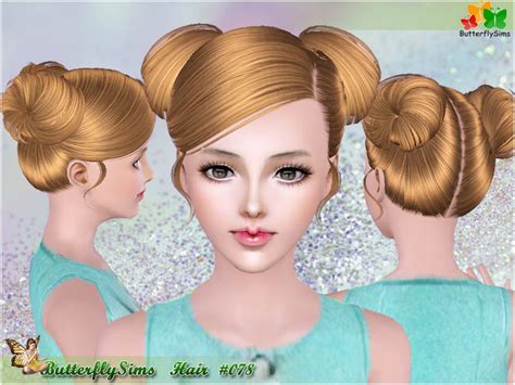 My Sims 3 Blog Butterflysims 78 Hair For Females
