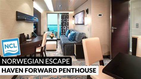 Norwegian Escape Haven Forward Facing Penthouse With Balcony HG Tour