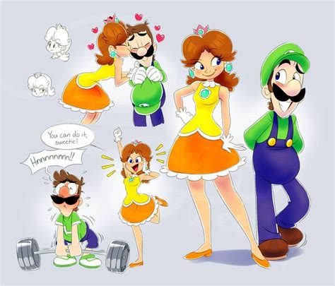 Luigi And Princess Daisy Doing It