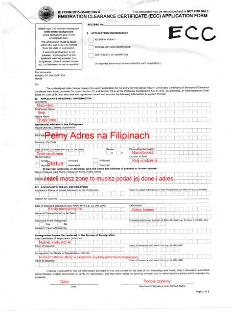 Ecc Emigration Clearance Certificate Szukajacprzygodypl