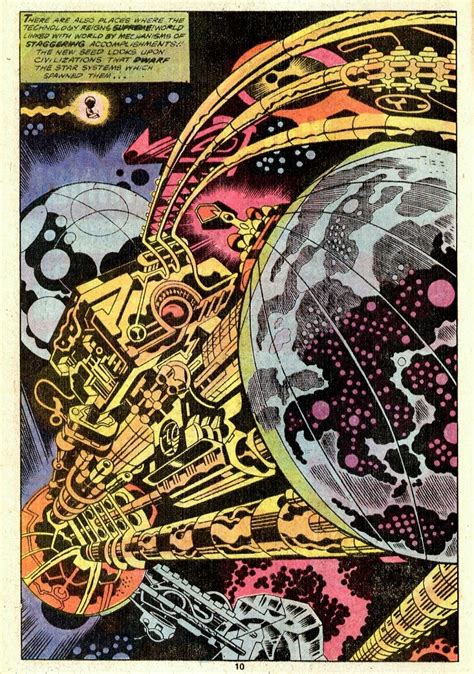 2001 A Space Odyssey Comic Panels By Jack Kirby Jack Kirby Art Kirby