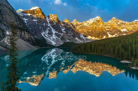 Fascinating View Of Moraine Lake And Valley Of Ten Peaks Banff