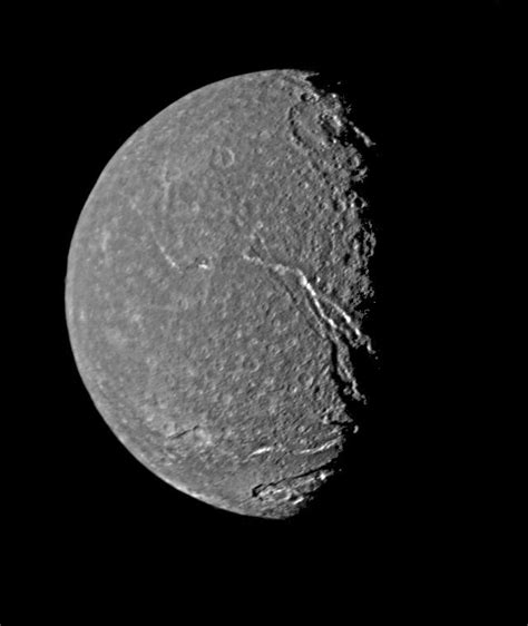 Titania Highest Resolution Voyager Picture