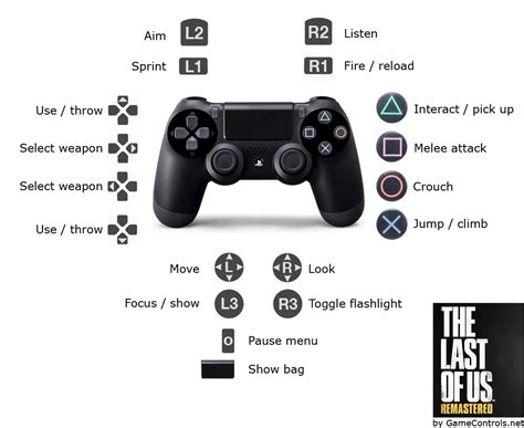 The Last Of Us Remastered Game Controls Network