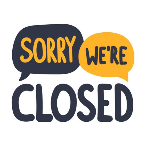 Sorry Were Closed Illustrations Royalty Free Vector Graphics And Clip