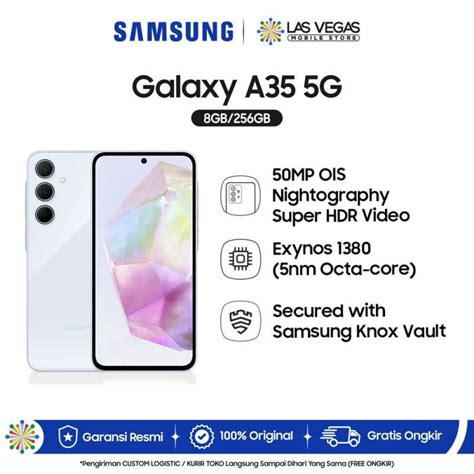 Jual Samsung Galaxy A G Gb Nfc Garansi Resmi Ice Blue Di