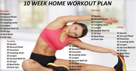 This way, they are more apt to adopt getting started. 10 Week Workout Plan - No Gym Needed - Useful Tips For Home