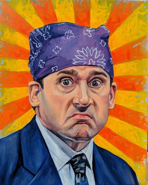 Oil Painting Michael Scott The Office Br