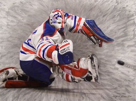 Hockey Goalie Painting At Explore Collection Of